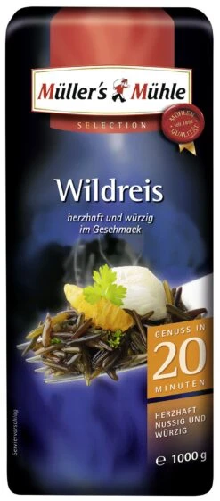 Müller´s Mühle Wildreis Herzhaft Würzig Spitzenqualität (1 Kg)