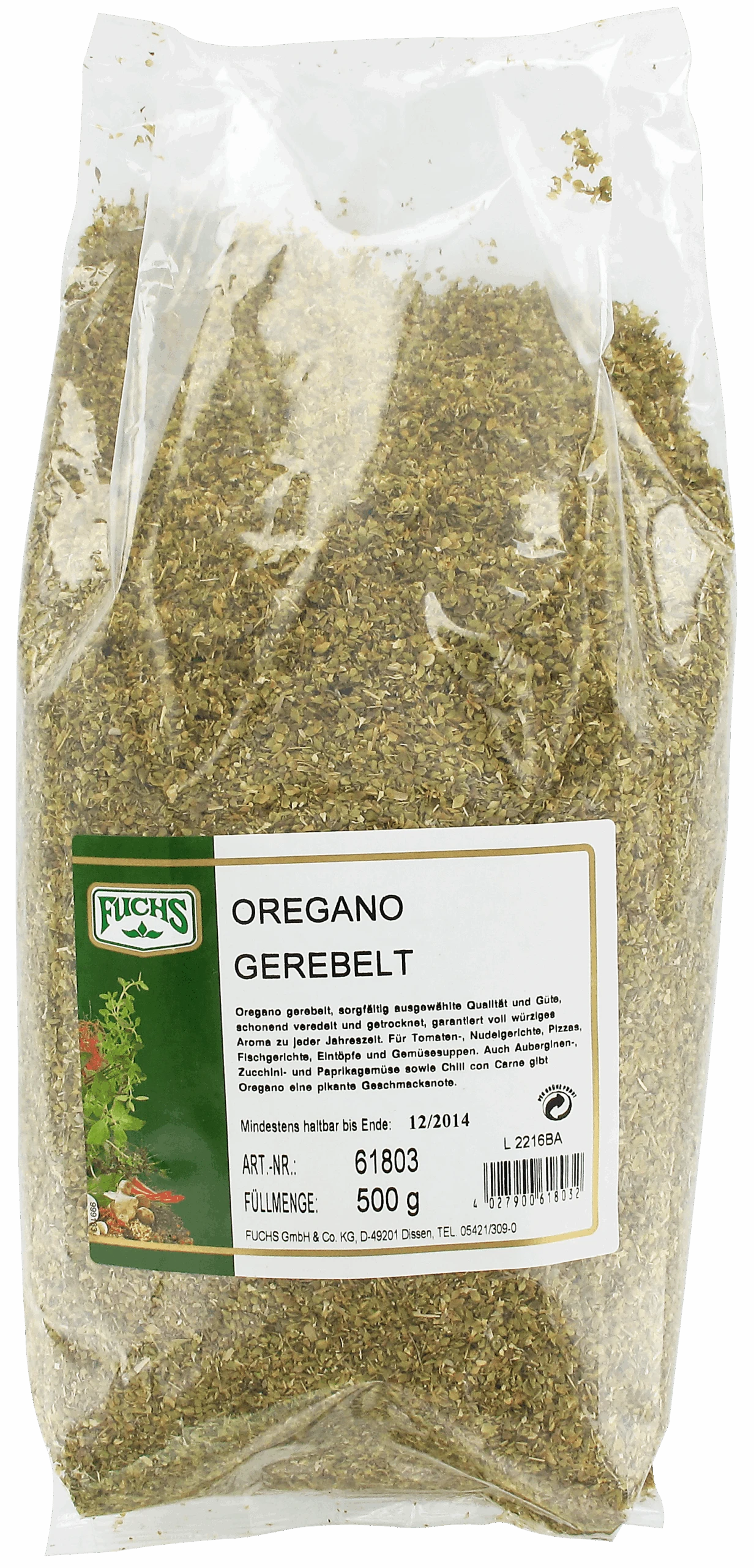 Fuchs Oregano Gerebelt (250g) – Bild 2
