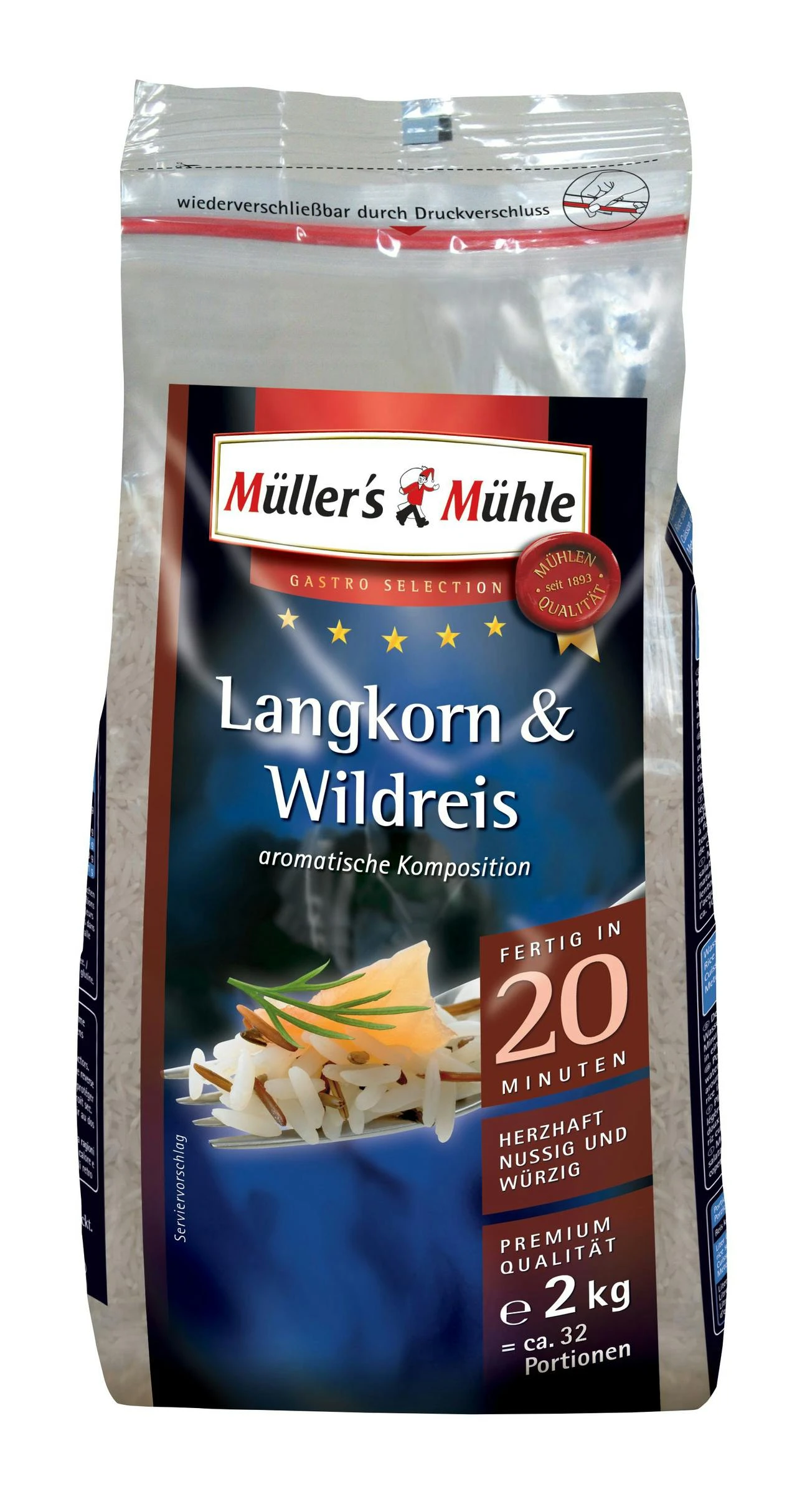 Müller´s Mühle Golden Parboiled Langkornreis (5 Kg) – Bild 7