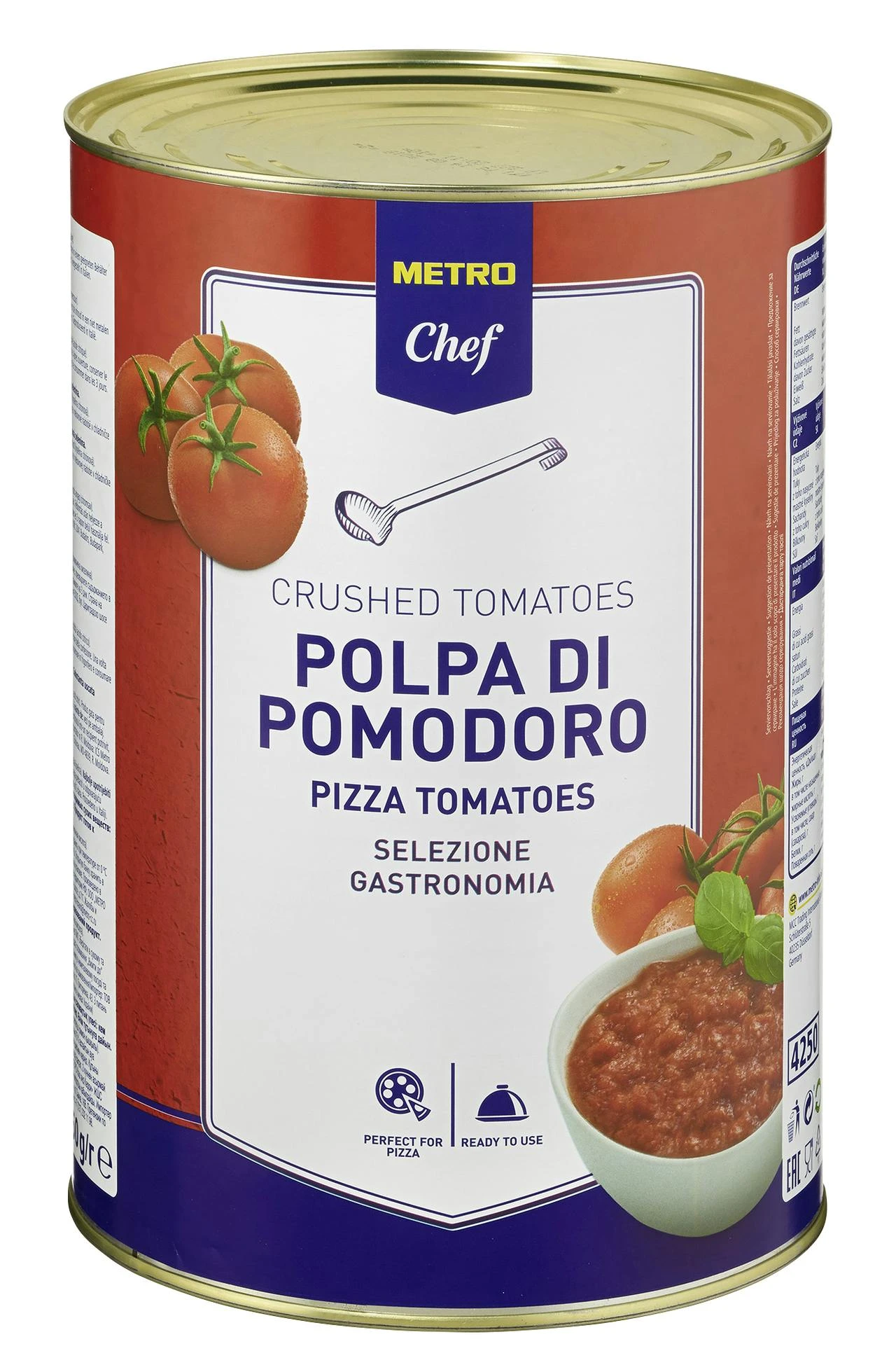METRO Chef Pizza Sauce Mit Kräutern (2,5 Kg) – Bild 2