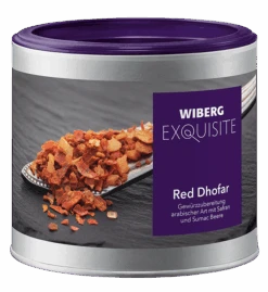 WIBERG Exquisite Red Dhofar, Gewürzzubereitung Arabischer Art Mit Safran Und Sumac Beere (210g)