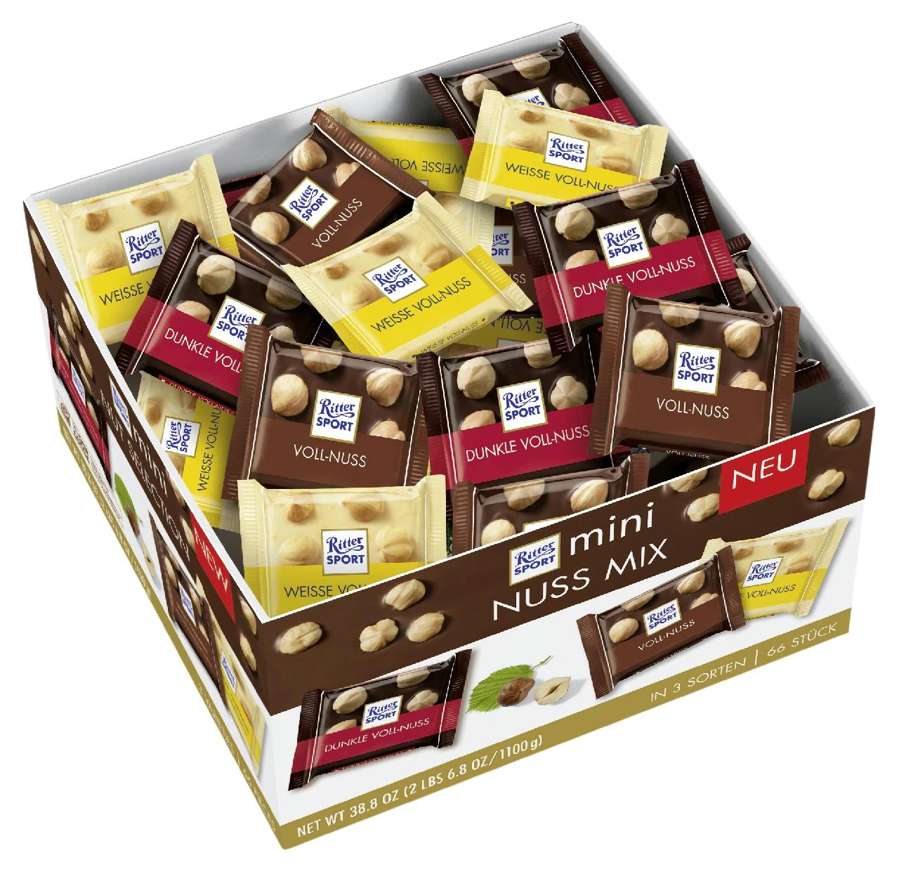 Ritter Sport Schokoladentafeln Minis Bunte Vielfalt 84 Portionen X 16,97g (1,42kg) – Bild 7