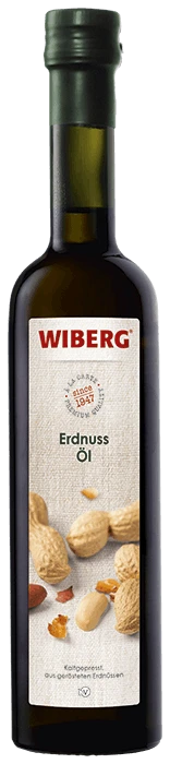 WIBERG Erdnuss-Öl Kaltgepresst Aus Gerösteten Erdnüssen (500 Ml)