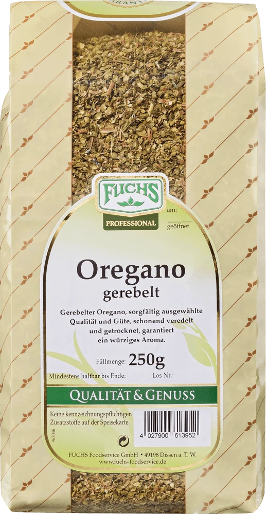 Fuchs Oregano Gerebelt (250g)