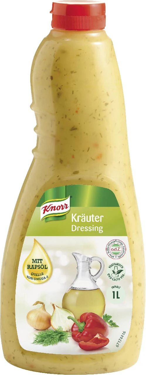 Kühne Salata Kräuter Würzig Fertige Salatwürze Auf Essigbasis (10 L) – Bild 2