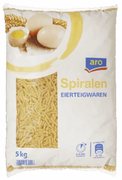 Aro Spiralen Nudeln (5 Kg)