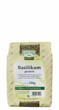 Fuchs Basilikum Gerebelt (250g)