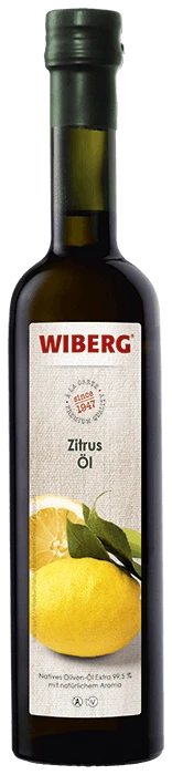 WIBERG Zitrus-Öl Natives Oliven-Öl Extra 99,5 % Mit Natürlichem Aroma (500 Ml)