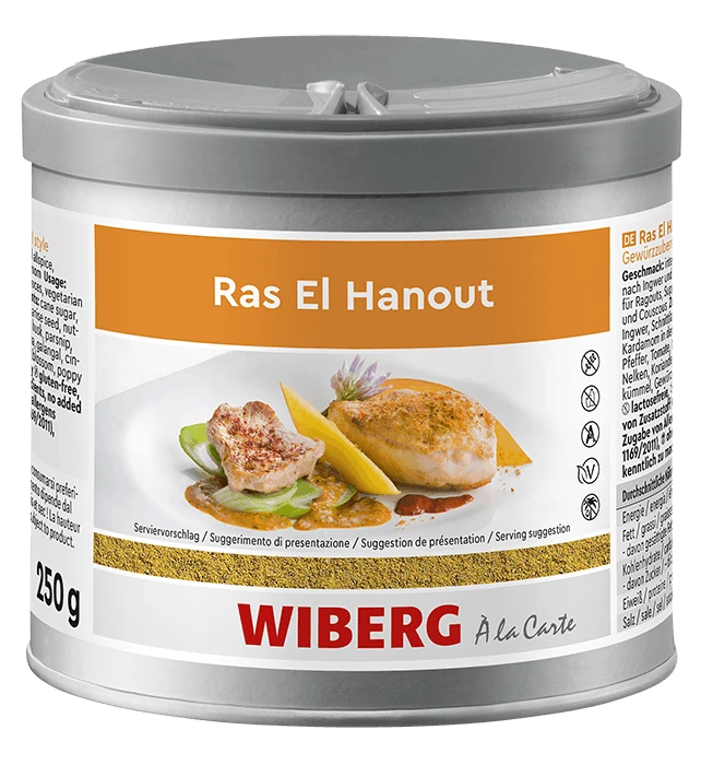 WIBERG Ras El Hanout Gewürzzubereitung Orientalischer Art (470 Ml)