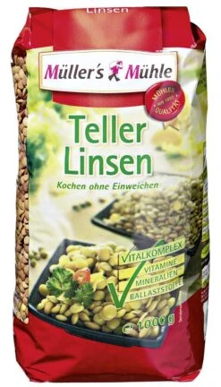 Müller´s Mühle Teller Linsen Erlesene Qualität (1 Kg)