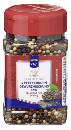 METRO Chef 4 Pfeffer Gewürzmischung Ganz (150 G)
