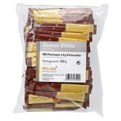 Hellma Zucker-Sticks 100 Portionen X 4g (400g)