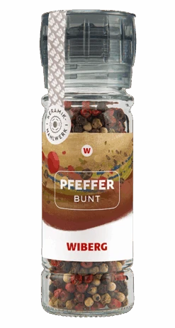 WIBERG Gewürzmühle Pfeffer Bunt Ganz (43 G)