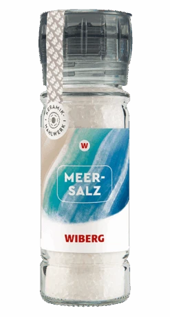 WIBERG Gewürzmühle Meersalz Grob Unjodiert (120 G)