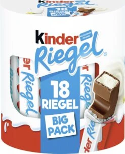 Kinder Schokoladenriegel 18 Riegel (378 G)