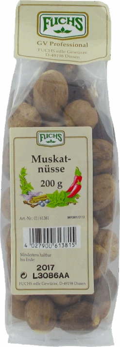 Fuchs Muskatnuss Ganz (200g)